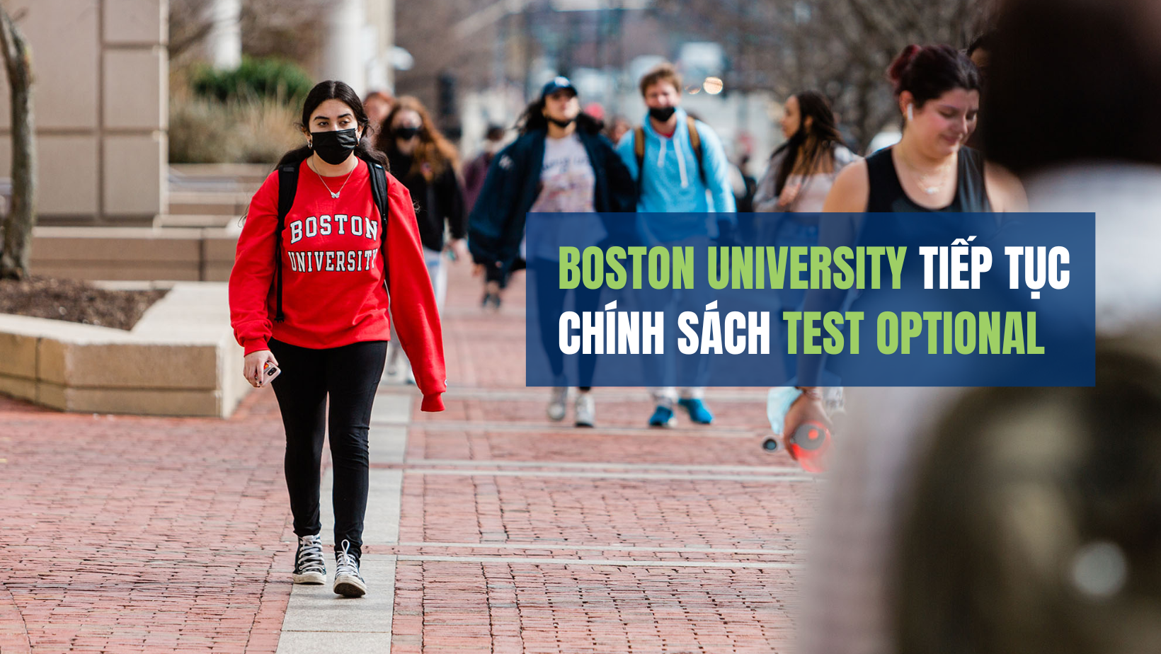 Boston University tiếp tục chính sách test optional